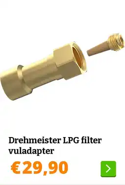 Obelink Drehmeister LPG filter vuladapter aanbieding