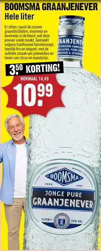 Dirck 3 Boomsma Jonge Jenever 100 cl aanbieding
