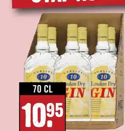 Dirck 3 Quality 10 London Dry Gin 70 cl aanbieding