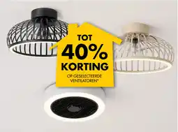 Bouwhof Tot 40% korting op geselecteerde ventilatoren aanbieding