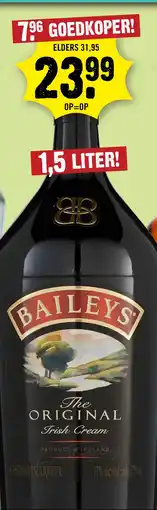 Dirck 3 Baileys Irish Cream 150 cl aanbieding