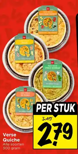 Vomar Voordeelmarkt Verse Quiche aanbieding