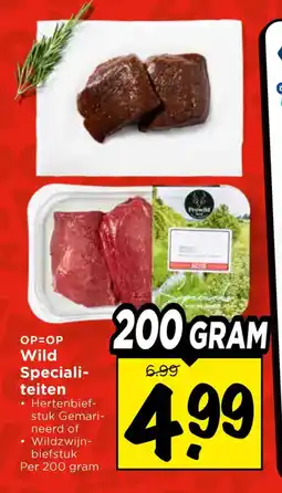 Vomar Voordeelmarkt Wild specialitetiten aanbieding