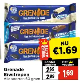 Vomar Voordeelmarkt Grenade eiwitrepen aanbieding
