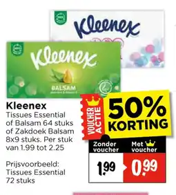 Vomar Voordeelmarkt Kleenex aanbieding