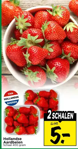 Vomar Voordeelmarkt Hollandse Aardbeien aanbieding