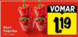 Vomar Voordeelmarkt Bio+ Paprika aanbieding