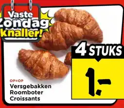 Vomar Voordeelmarkt Versgebakken Roomboter Croissants aanbieding