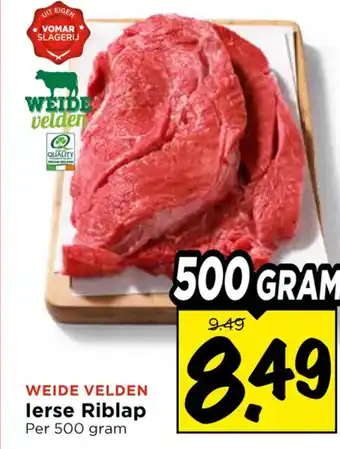 Vomar Voordeelmarkt Weide velden lerse riblap aanbieding