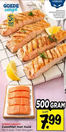 Vomar Voordeelmarkt Goede vangst zalmfilet met huid aanbieding