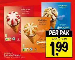 Vomar Voordeelmarkt G'woon cornets aanbieding