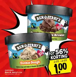 Vomar Voordeelmarkt Ben & jerry's ijs aanbieding