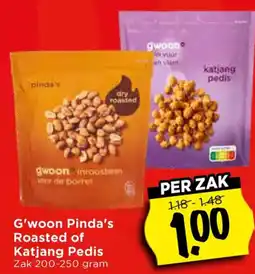 Vomar Voordeelmarkt G'woon pinda's roasted of katjang pedis aanbieding
