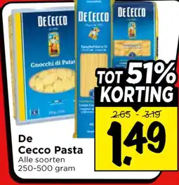 Vomar Voordeelmarkt De cecco pasta aanbieding