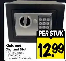 Vomar Voordeelmarkt Kluis met Digitaal Slot aanbieding