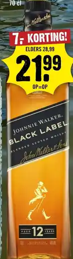 Dirck 3 Johnnie walker black label aanbieding