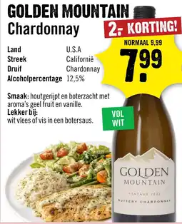 Dirck 3 Golden mountain chardonnay aanbieding