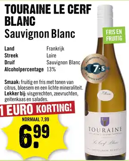 Dirck 3 Touraine le cerf blanc aanbieding