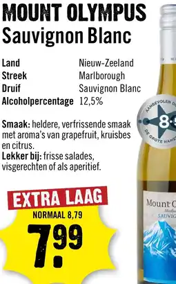Dirck 3 Mount olympus sauvignon blanc aanbieding