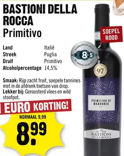 Dirck 3 Bastioni della rocca primitivo aanbieding