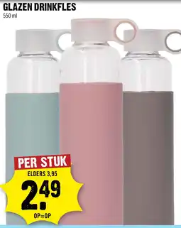 Dirck 3 Glazen drinkfles aanbieding
