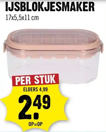 Dirck 3 Ijsblokjesmaker aanbieding