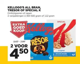 Jumbo Kellogg's All Bran, Tresor Of Special K aanbieding