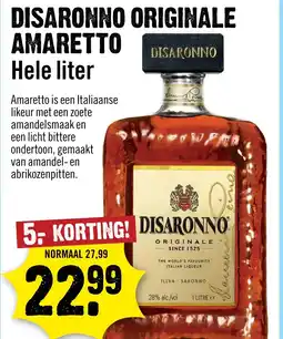 Dirck 3 Disaronno originale amaretto aanbieding