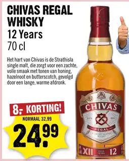 Dirck 3 Chivas regal whisky aanbieding