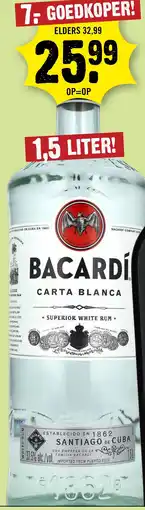 Dirck 3 Bacardí carta blanca aanbieding