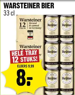 Dirck 3 Warsteiner bier aanbieding