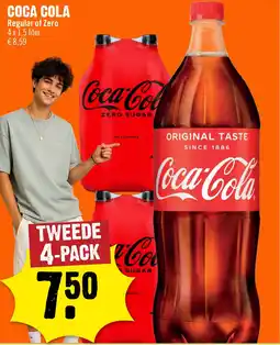 Dirck 3 Coca cola regular of zero aanbieding