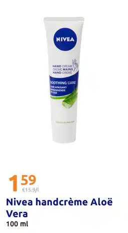 Action Nivea handcrème Aloë Vera aanbieding