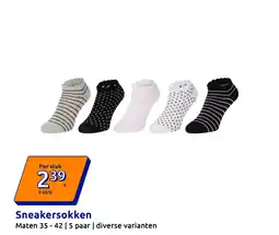 Action Sneakersokken aanbieding