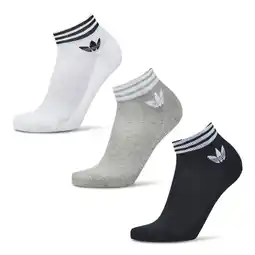 Foot Locker Adidas Low Cut Sock Sokken Unisex - Wit - Maat 43-45 aanbieding