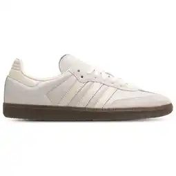 Foot Locker Adidas Samba Sneakers Heren - Grijs - Maat 40 - Leer aanbieding