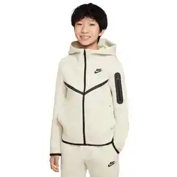Foot Locker Nike Tech Fleece Hoodies Kinder - Beige - Maat 122 - 128 CM - Poly Fleece aanbieding