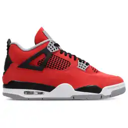 Foot Locker Jordan Retro 4 Sneakers Heren - Rood - Maat 40 - Leer aanbieding