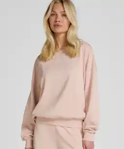 Hunkemoller Hunkemöller Boatneck Sweater Audrey Roze aanbieding
