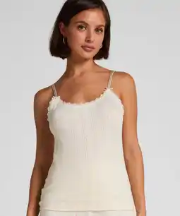 Hunkemoller Hunkemöller Pointelle Cami Wit aanbieding