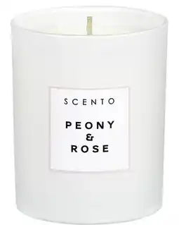 ICI Paris XL Scento Geparfumeerde Kaars Scento - Peony & Rose Geparfumeerde Kaars - 190 G aanbieding
