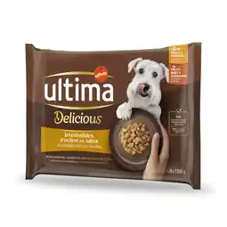 Zooplus 36 x 100 g + 8 x 100 g gratis! Ultima Dog Mini natvoer voor honden 44 x 100 g - Kip & Rund aanbieding