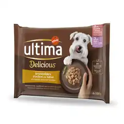 Zooplus 36 x 100 g + 8 x 100 g gratis! Ultima Dog Mini natvoer voor honden 44 x 100 g - Zalm & Kalkoen aanbieding