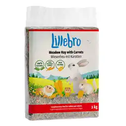 Zooplus 1kg Lillebro Weidehooi met Wortel Knaagdier en Konijnenvoer aanbieding