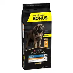 Zooplus 14 kg + 2,5 kg gratis! Purina Pro Plan Bonus Bag droogvoer voor honden 16,5 kg aanbieding