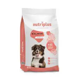 Zooplus 3kg Nutriplus Adult Dog met zalm droog hondenvoer aanbieding