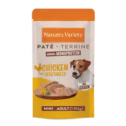 Zooplus 50% Korting! 2 x Nature's Variety natvoer voor honden - Original Paté No Grain Mini Kip 16 x 150 g aanbieding