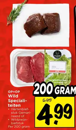 Vomar Voordeelmarkt OP=OP Wild Speciali- teiten aanbieding