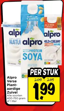 Vomar Voordeelmarkt Alpro Verse Plant- aardige Zuivel aanbieding