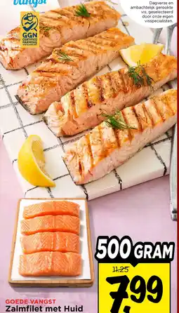 Vomar Voordeelmarkt Zalmfilet met Huid aanbieding